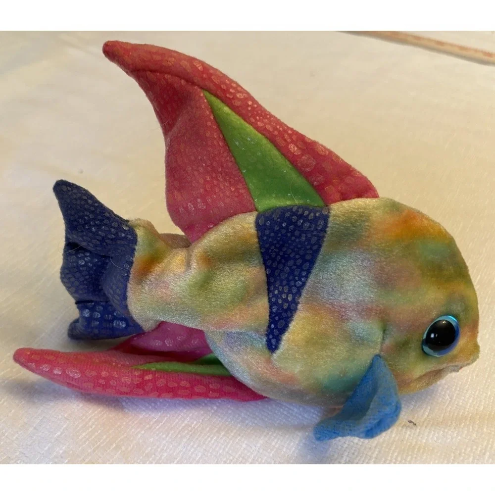 TY Beanie Baby -‎ ARUBA the Angel Fish (7 inch) - Stuffed Animal Toy